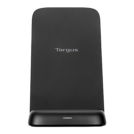Targus® Qi Wireless Charging Stand For Qi-Enabled iPhone® And Android Devices, Black, APW110GL