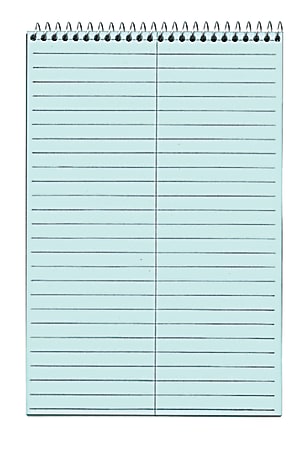 TOPS™ Prism+™ Color Steno Book, 6" x 9", Gregg Ruled, 80 Sheets, Blue