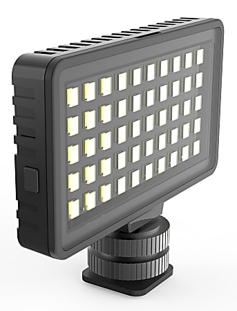 DigiPower InstaFame Super Compact 50 LED Video Light For DSLR/Mirrorless Cameras, DP-VL50