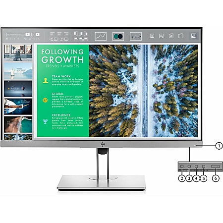 HP EliteDisplay E243 LED monitor 23.8 1920x 1080 Full HD 1080p 60