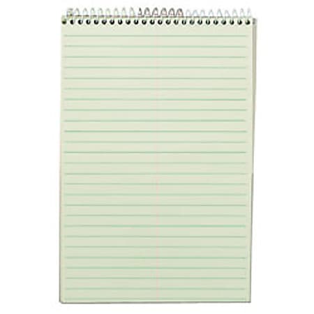 TOPS™ Steno Book, 6" x 9", Gregg Ruled, 80 Sheets, Green