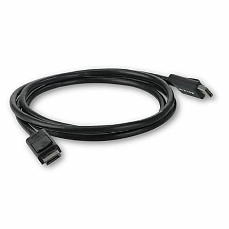 Belkin DisplayPort Cable w/ Latches 6 foot/2M DP 1.2 M/M 4K - Male - DisplayPort Male - 6ft - Black