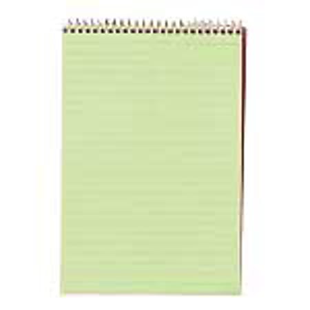 TOPS&trade; Steno Book, 6" x 9", Pitman Ruled, 80 Sheets, Green