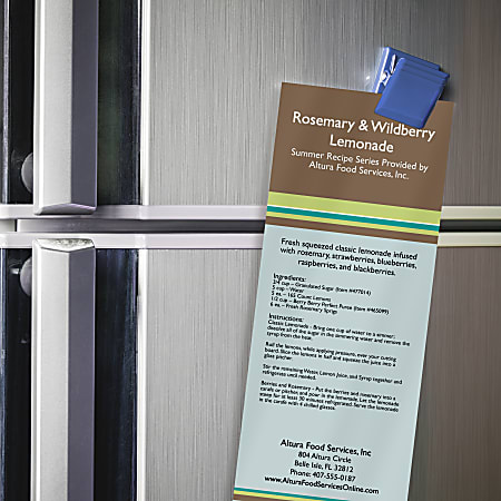 Custom Full Color Door Hangers Print 1 Side UV Gloss 3 12 x 8 12 Box Of 50  - Office Depot