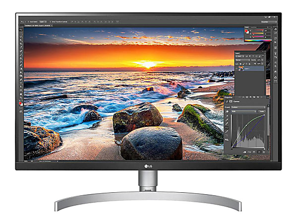 LG 27" 4K UHD LED LCD Monitor, HDMI, DisplayPort 27UL850-W