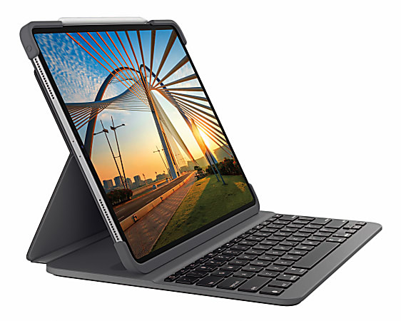 Logitech® Slim Folio Pro Keyboard Case, 12.9"