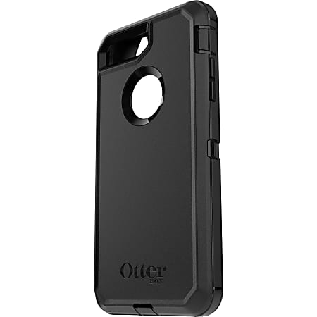 OtterBox Defender Carrying Case (Holster) Apple iPhone 7 Plus, iPhone 8 Plus Smartphone - Black - Belt Clip