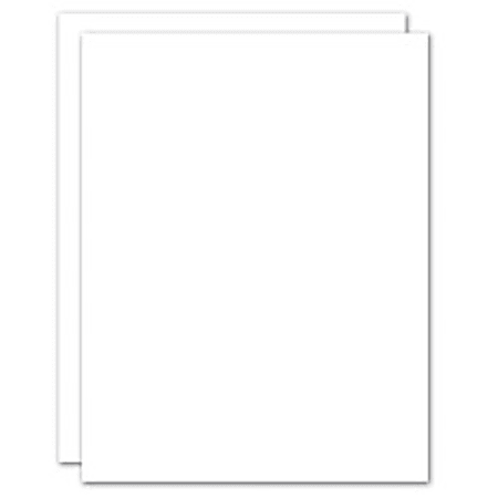 Blank Stationery Second Sheets For Custom Letterhead, 24 Lb, 8-1/2" x 11", White Bond, Box Of 500 Sheets