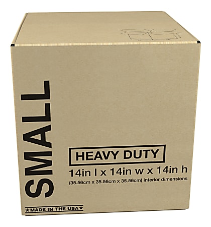 Office Depot Brand Heavy Duty Corrugated Moving Box 14 H x 14 W x