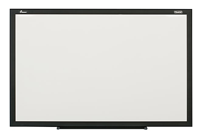 SKILCRAFT® Magnetic Dry-Erase Whiteboard, 36" x 48", Aluminum Frame With Black Finish (AbilityOne 7110 01 651 1291)