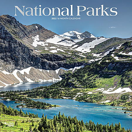 Brown Trout Calendar National Parks 2022 - Office Depot