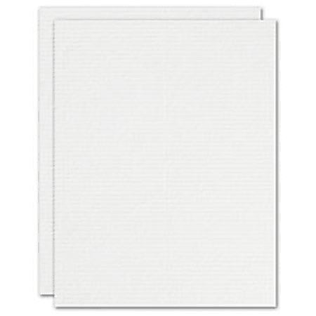 Blank Stationery Second Sheets For Custom Letterhead, 24 Lb, 8-1/2" x 11", Gray Laid, Box Of 500 Sheets