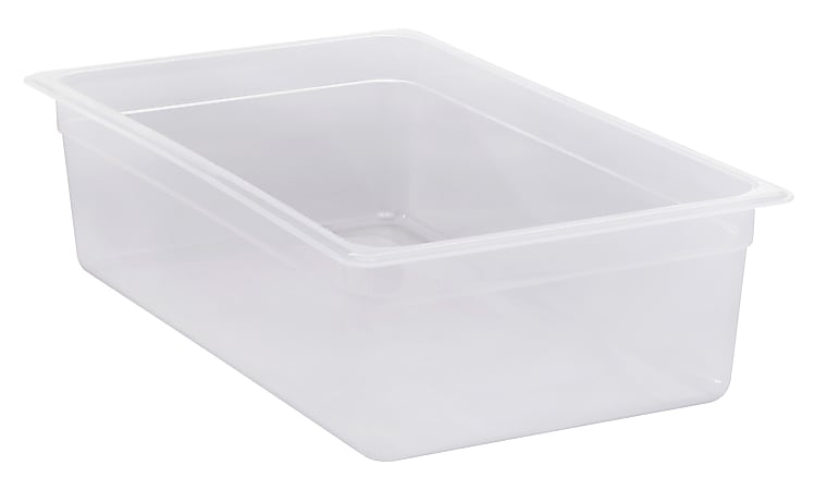 Cambro Translucent GN 1/1 Food Pans, 6"H x 12-3/4"W x 20-7/8"D, Pack Of 6 Containers