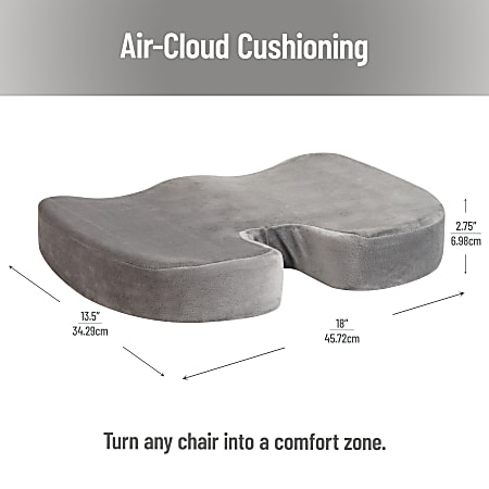 Sciatica Pain Relief ComfiLife Orthopedic Seat Cushion Memory