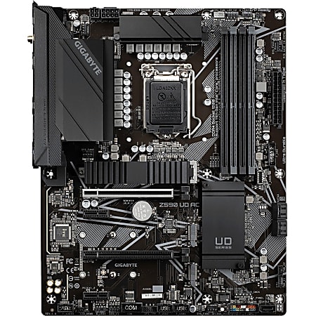 Gigabyte Ultra Durable Z590 UD AC Desktop Motherboard - Intel Chipset - Socket LGA-1200 - Intel Optane Memory Ready