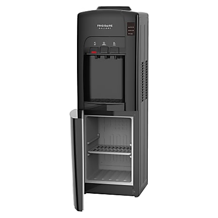 Frigidaire Gallery® Top-Load Water Cooler Dispenser with Built-in Refrigerated Compartment, Black