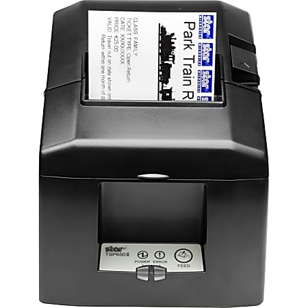 Star Micronics TSP654II WebPRNT Direct Thermal Printer - Monochrome - Wall Mount - Receipt Print
