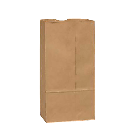 Duro Bag General Paper Bags, 12#, 13 3/4" x 7 1/16" x 4 1/2", 40 Lb Base Weight, 40% Recycled, Brown Kraft, Bundle Of 500