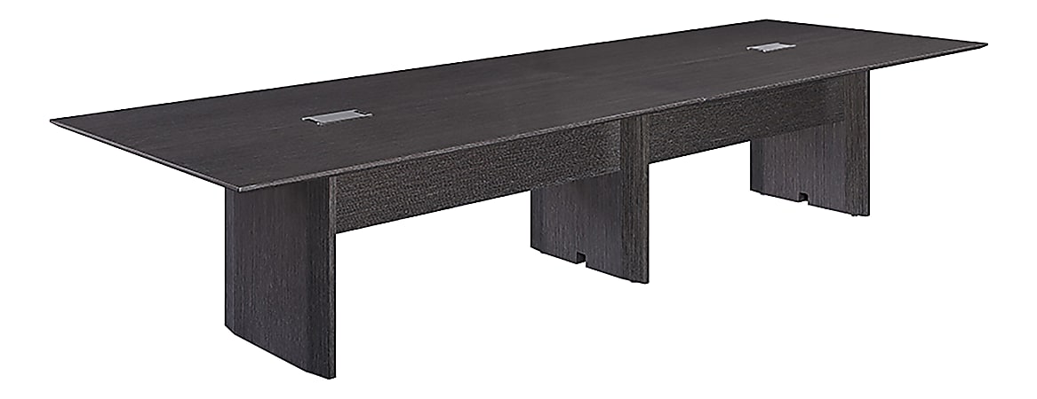 Forward Furniture Diamond Conference Table, 29-9/16"H x 119-3/4"W x 47-1/4"D, Appalachian Smoke