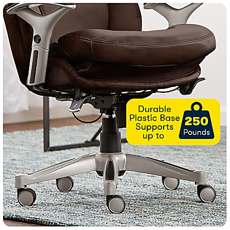 Serta Works Ergonomic Desk Chair, Chestnut
