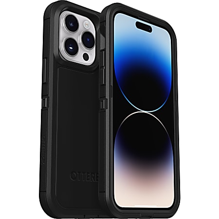 OtterBox iPhone 14 Pro Max Defender Series XT Case with MagSafe - For Apple iPhone 14 Pro Max Smartphone - Black - Scrape Resistant, Bump Resistant, Dirt Resistant, Drop Resistant - Polycarbonate, Plastic, Synthetic Rubber - Rugged - 1 Pack