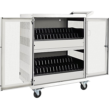 Eaton Tripp Lite Series 32-Port AC Charging Cart Storage Station Chromebook Laptop White - Cart (charge only) -  - CSC32ACW