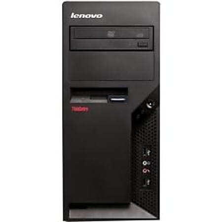 Lenovo ThinkCentre M58p 6138EJ7 Desktop Computer - Intel Core 2 Duo E8400 3 GHz - 2 GB DDR3 SDRAM - 160 GB HDD - Windows 7 Professional - Tower - Business Black