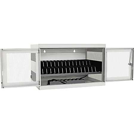 Eaton Tripp Lite Series 16-Port AC Charging Storage Station w/ Cart Options Chromebook Laptop White - Cabinet unit -  - CSC16ACW