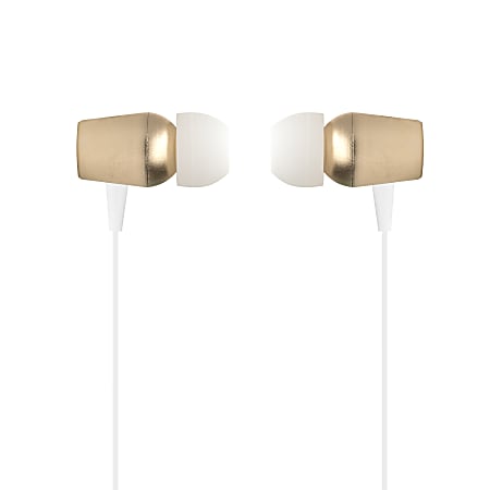 BPM Bluetooth® Earbud Headphones, Gold, BPM-BT1004AD
