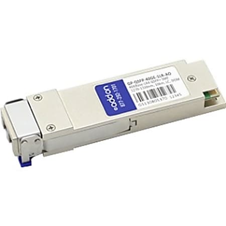AddOn Dell Force10 GP-QSFP-40GE-1LR Compatible TAA Compliant 40GBase-LR4 QSFP+ Transceiver (SMF, 1270nm to 1330nm, 10km, LC, DOM)