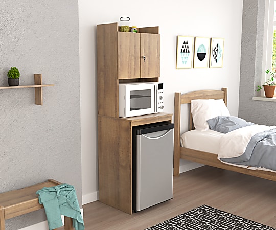 Hotel Room Rental Home Mini Fridge Microwave Combo Cabinet
