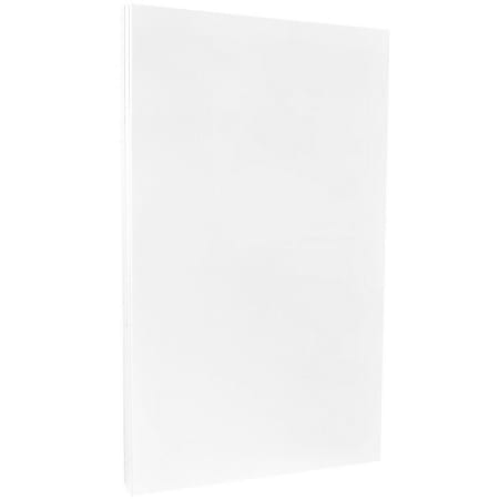 JAM Paper Legal Paper, 8-1/2" x 14", 2-Sided, Pack Of 100 Sheets, 32 Lb, Glossy White