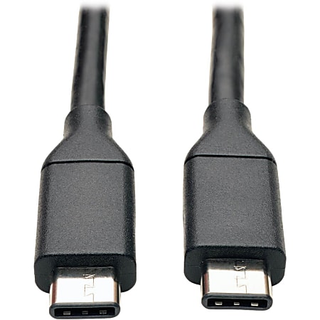 Eaton Tripp Lite Series USB-C Cable (M/M) - USB 3.2 Gen 2 (10 Gbps), Thunderbolt 3 Compatible, 3 ft. (0.91 m) - U420003G2