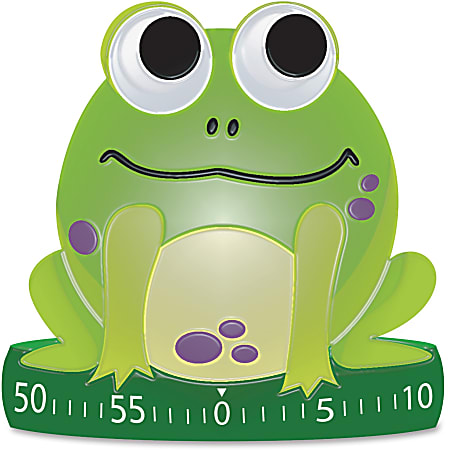 Ashley Frog-shaped Timer - 1 Hour - Desktop - For Sports - Green