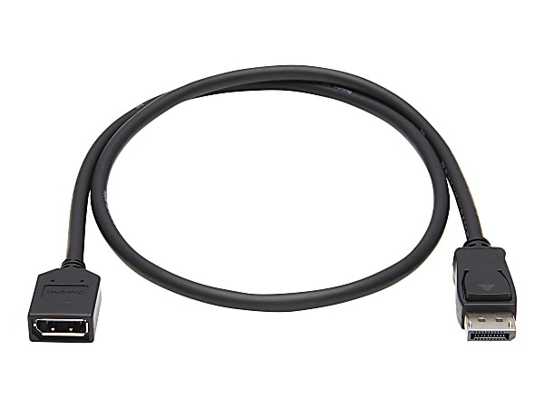 Tripp Lite DisplayPort Extension Cable 4K With Latches, 3'