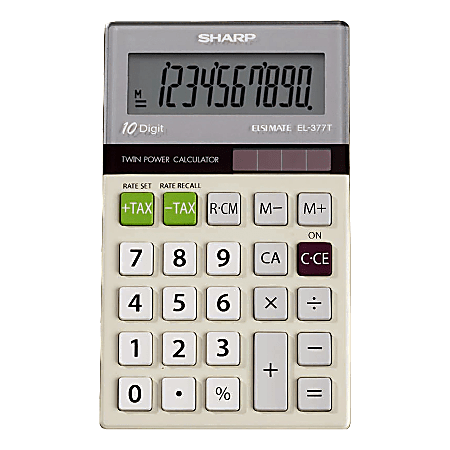 Sharp® EL-377MB 10-Digit Calculator