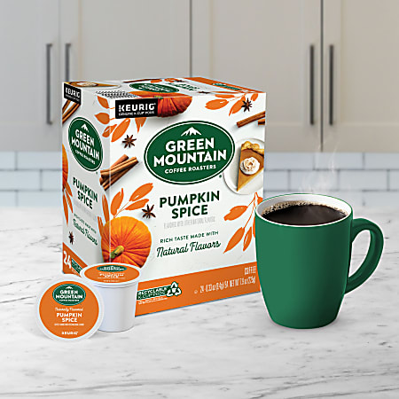 Pumpkin Spice, Medium Roast, Single Serve Coffee Pods for Keurig K-Cup  Brewers