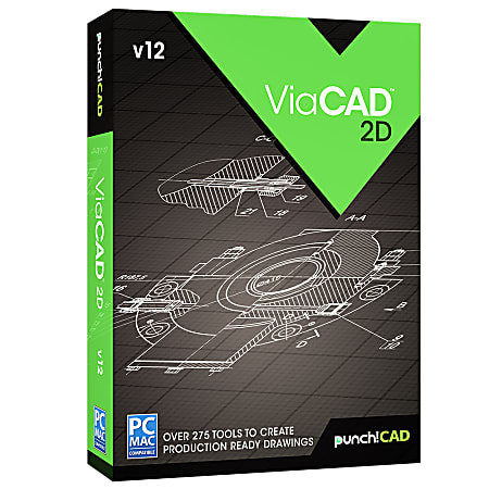 Encore Punch! ViaCAD 2D v12 for Windows PC (Windows)