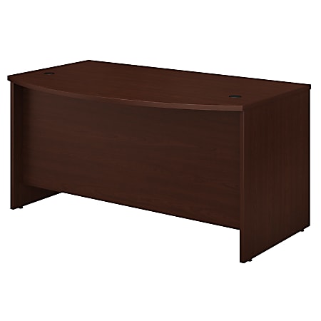 Bush Business Furniture Studio C Bow Front Desk, 60"W x 36"D, Harvest Cherry, Standard Delivery