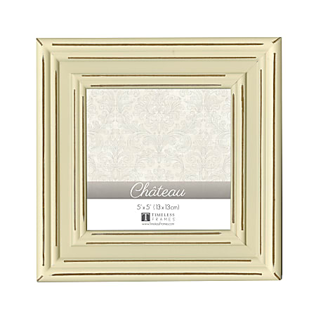 Timeless Frames® Chateau Frame, 5" x 5", Cream