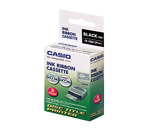 Casio Ribbon Cartridge - Thermal Transfer - Black