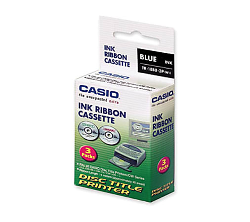 Casio Ribbon Cartridge - Thermal Transfer - Blue
