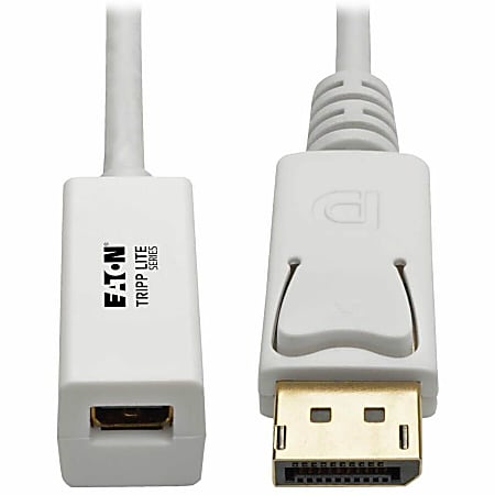 Eaton Tripp Lite Series 6in DisplayPort to Mini DisplayPort Adapter Cable 4k x 2k @ 60Hz M/F 6" - DisplayPort adapter - P13406NMDP