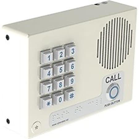 CyberData SIP-enabled IP Indoor Keypad Intercom (Wall-Mounted)(with Night Ringer) - Cable - Wall Mount