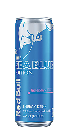 Red Bull Energy Drinks, Sea Blue Edition, 12 Oz
