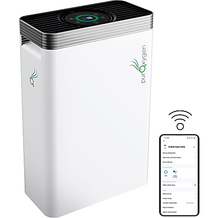 PURO²XYGEN P500 Air Purifier - HEPA, True HEPA, Activated Carbon - 1650 Sq. ft.