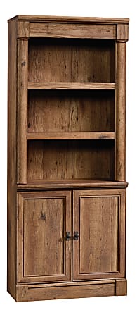Sauder palladia on sale vintage oak bookcase