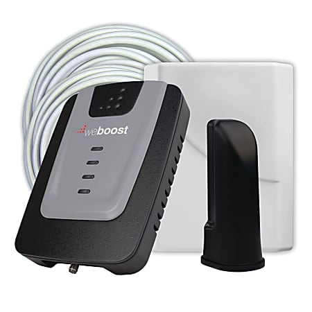 weBoost Home Room Residential Cell Signal Booster Kit, 11.5"H x 5.25"W x 14.25"D, Black, WB472120