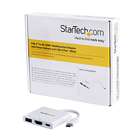 StarTech.com USB C Multiport Adapter with HDMI 4K