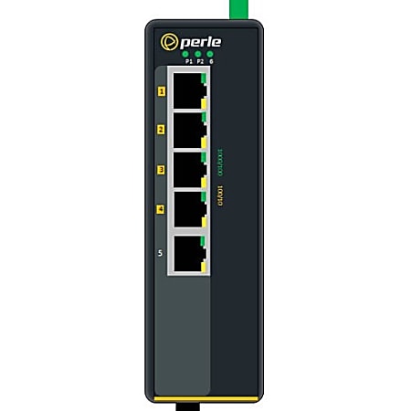 Perle IDS-105GPP-M2ST05-XT - Industrial Ethernet Switch with Power Over Ethernet - 6 Ports - 10/100/1000Bas - 07011940